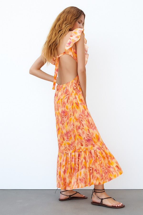 MARISEL | RUFFLED DRESS
