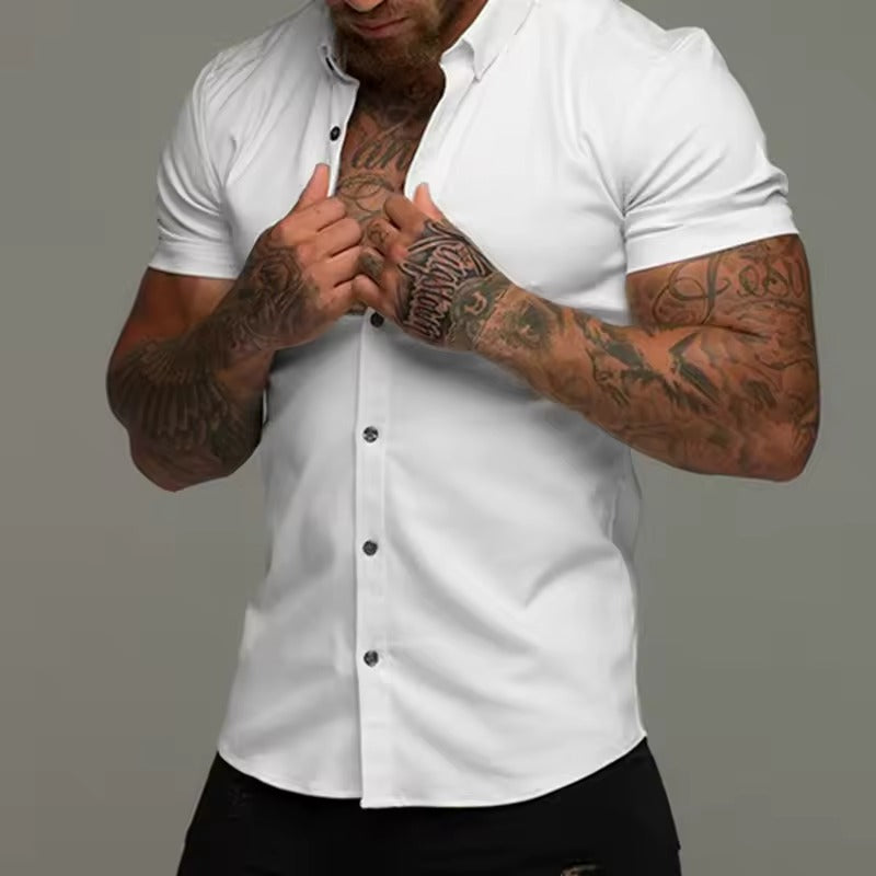 JMIERR Mens Muscle Fit Dress Shirts