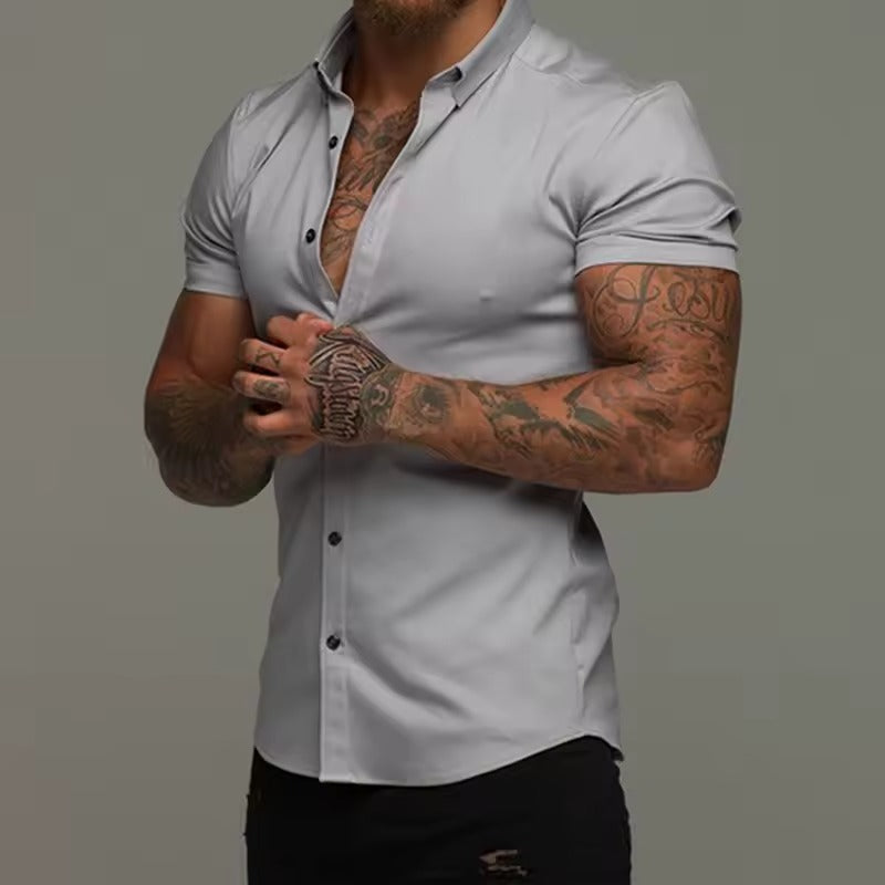 JMIERR Mens Muscle Fit Dress Shirts