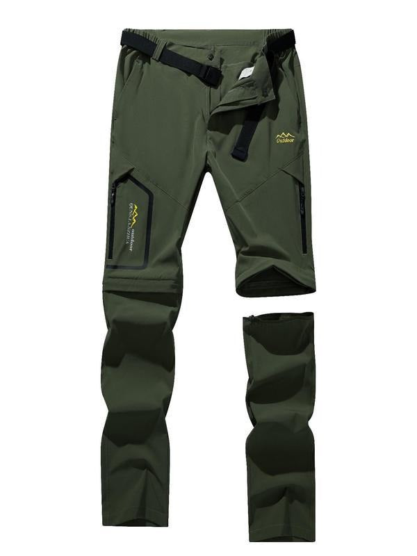 Men’s Waterproof & Windproof Outdoor Pants - Detachable Legs