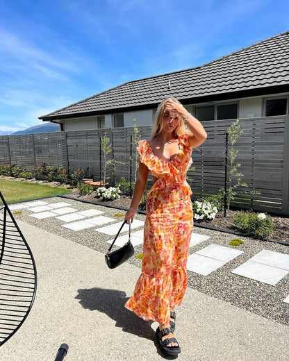 MARISEL | RUFFLED DRESS