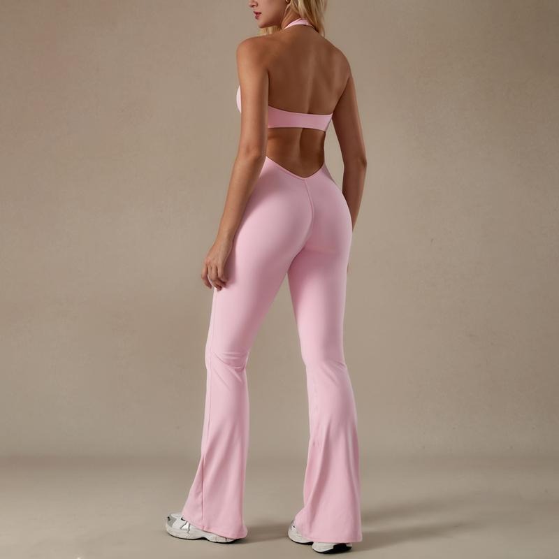 Women’s Backless Halter Jumpsuit