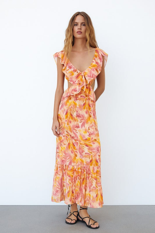 MARISEL | RUFFLED DRESS