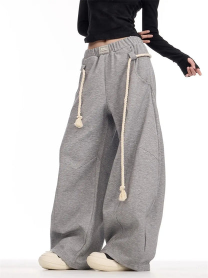 Casual Straight Drag Pants