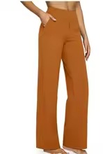 Loose High-Waist Business Casual Pants