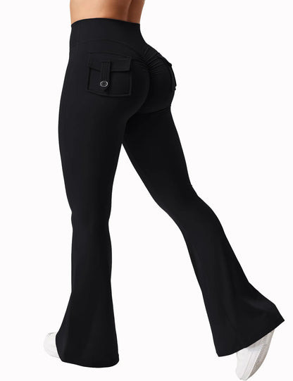Women’s Wide-Leg Yoga Pants – Stretchy, Comfy & Pocketed