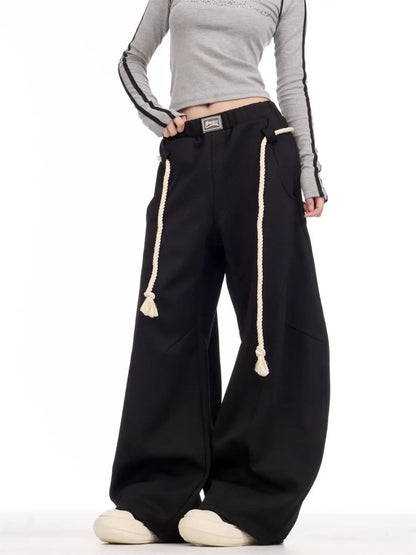 Casual Straight Drag Pants