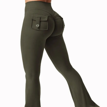 Women’s Wide-Leg Yoga Pants – Stretchy, Comfy & Pocketed