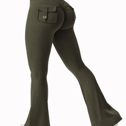 Women’s Wide-Leg Yoga Pants – Stretchy, Comfy & Pocketed