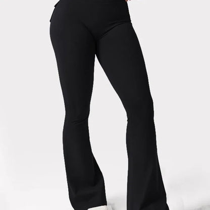 Women’s Wide-Leg Yoga Pants – Stretchy, Comfy & Pocketed