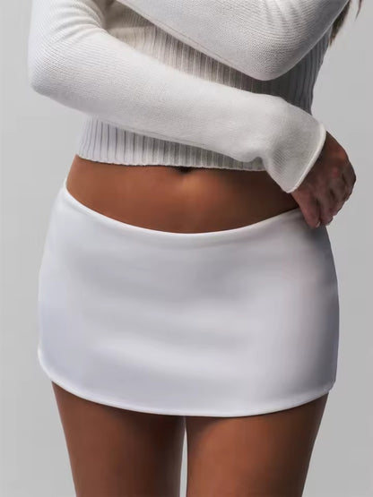 AnotherChill Women’s Low Waist Micro Mini Skort