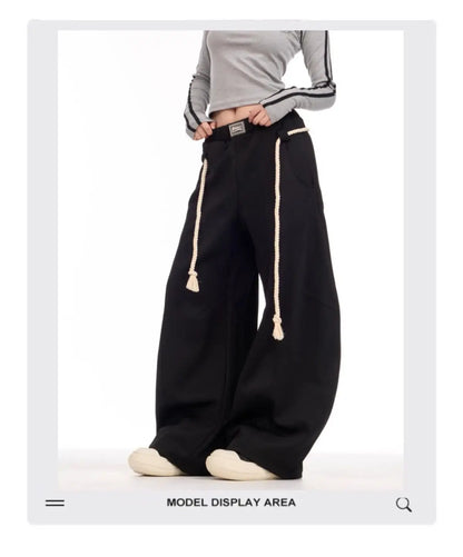 Casual Straight Drag Pants