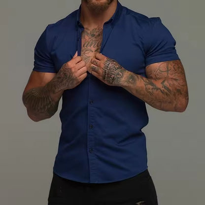 JMIERR Mens Muscle Fit Dress Shirts