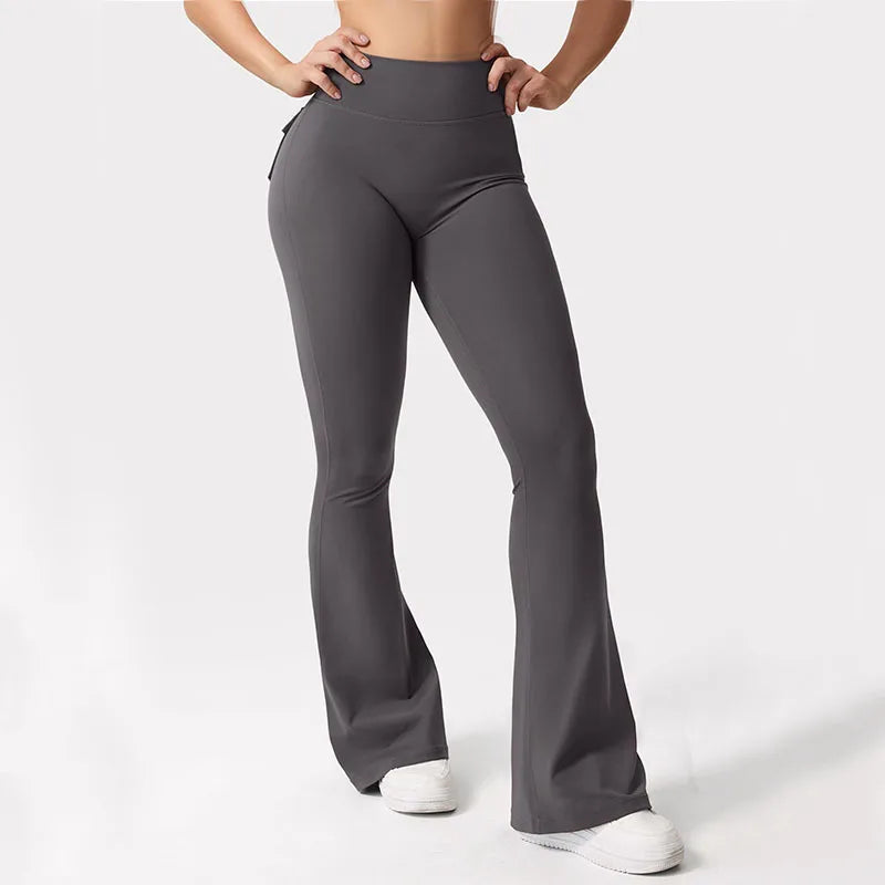 Women’s Wide-Leg Yoga Pants – Stretchy, Comfy & Pocketed