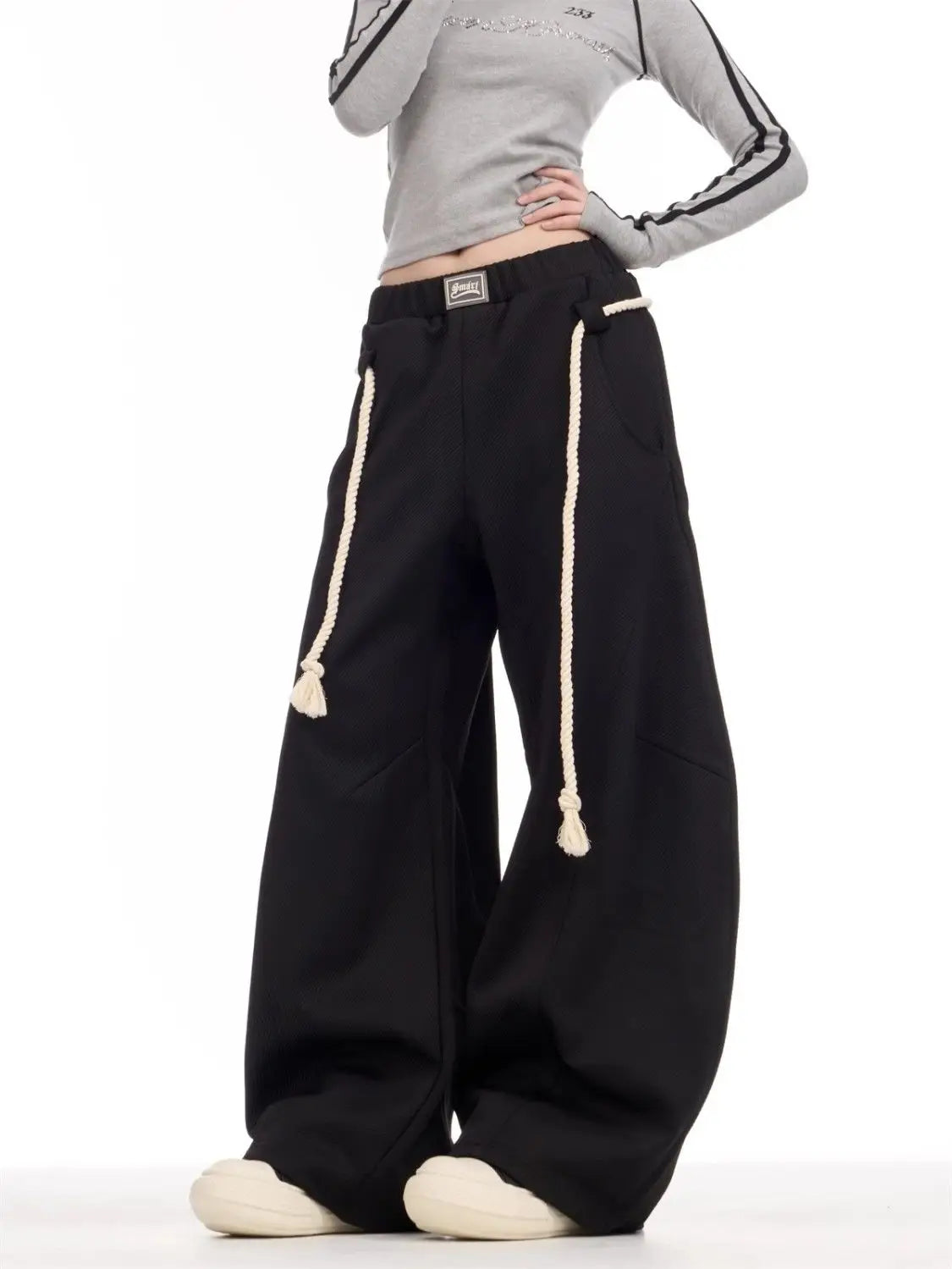 Casual Straight Drag Pants