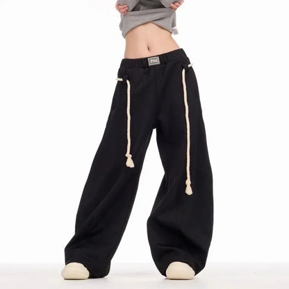 Casual Straight Drag Pants