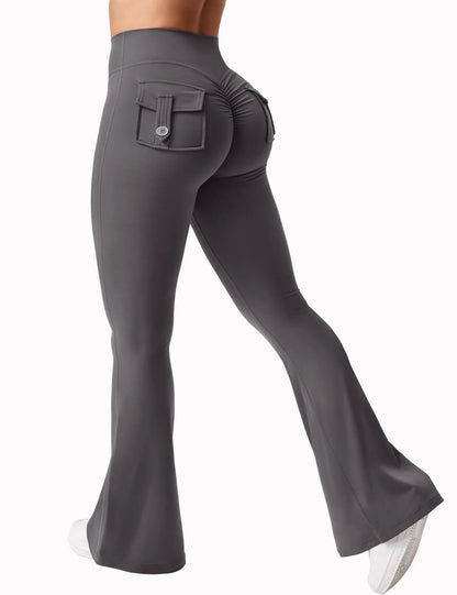 Women’s Wide-Leg Yoga Pants – Stretchy, Comfy & Pocketed