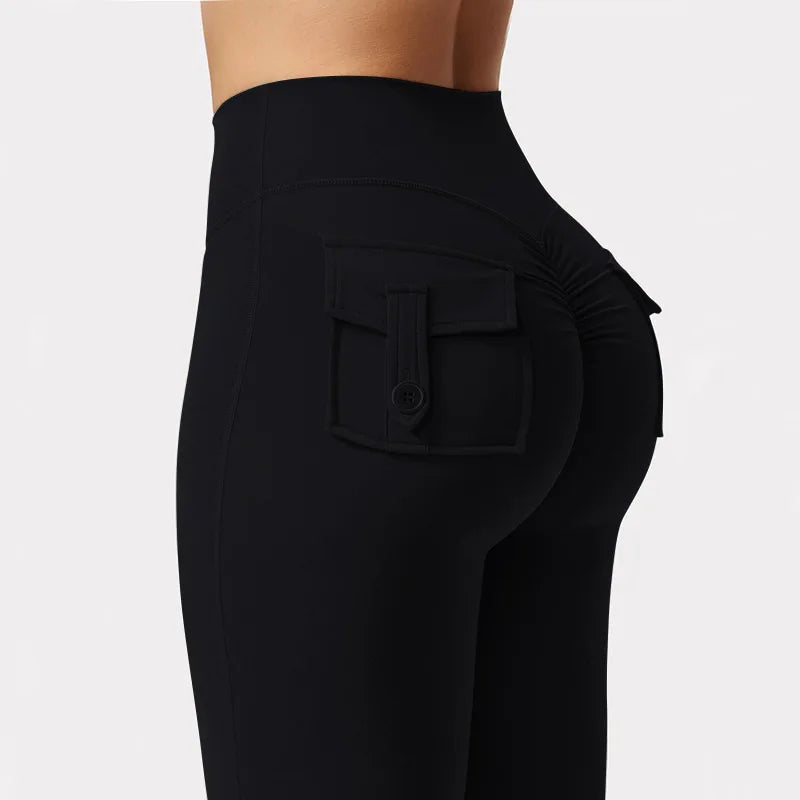 Women’s Wide-Leg Yoga Pants – Stretchy, Comfy & Pocketed