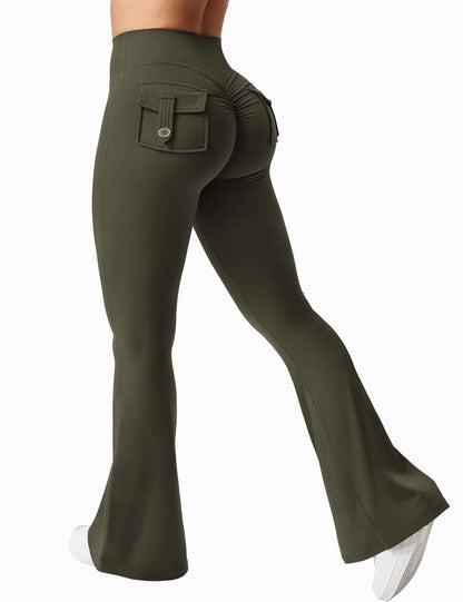 Women’s Wide-Leg Yoga Pants – Stretchy, Comfy & Pocketed