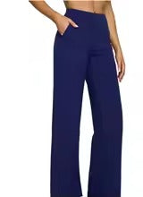 Loose High-Waist Business Casual Pants
