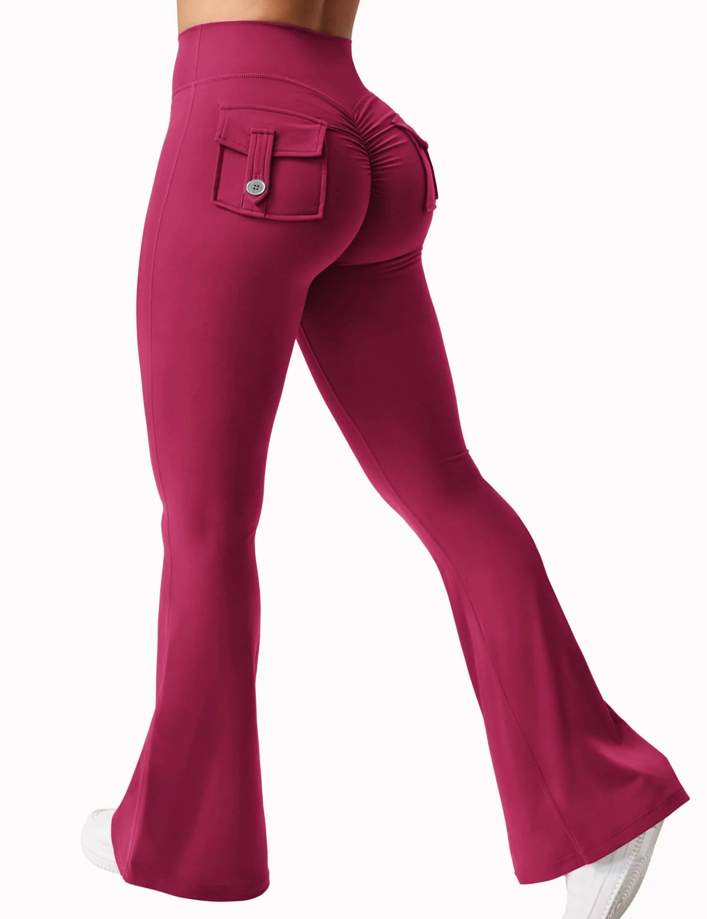 Women’s Wide-Leg Yoga Pants – Stretchy, Comfy & Pocketed