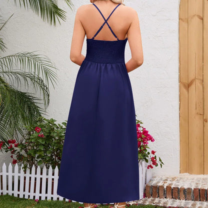 Romantic Tulle Midi Dress with Ruffle Shoulder & Lace Hem