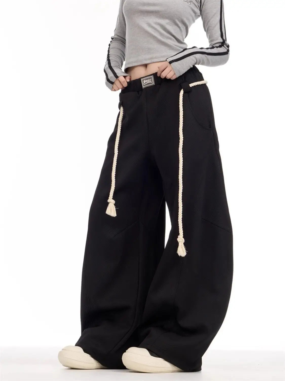 Casual Straight Drag Pants