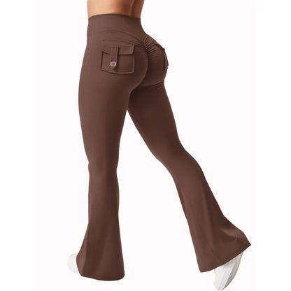 Women’s Wide-Leg Yoga Pants – Stretchy, Comfy & Pocketed