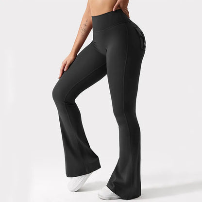 Women’s Wide-Leg Yoga Pants – Stretchy, Comfy & Pocketed