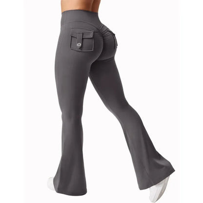 Women’s Wide-Leg Yoga Pants – Stretchy, Comfy & Pocketed