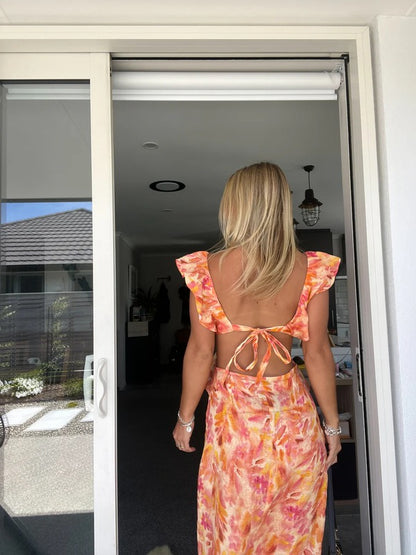 MARISEL | RUFFLED DRESS