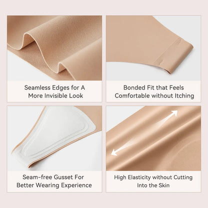 Seamless Camel Toe Cover Thong