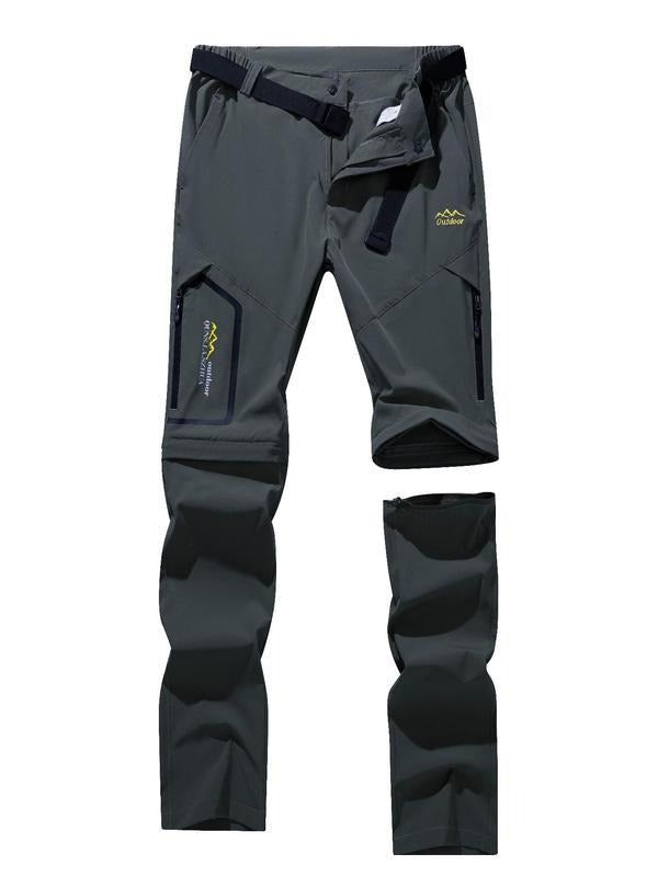 Men’s Waterproof & Windproof Outdoor Pants - Detachable Legs