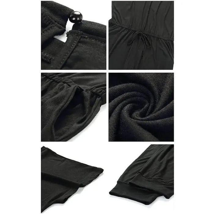 Women’s Off-Shoulder Jumpsuit – Plus Size Summer Romper (S–3XL)