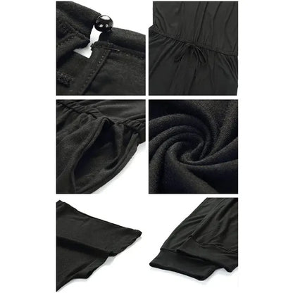 Women’s Off-Shoulder Jumpsuit – Plus Size Summer Romper (S–3XL)