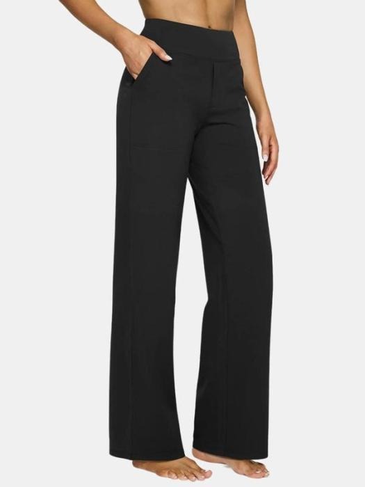 Loose High-Waist Business Casual Pants
