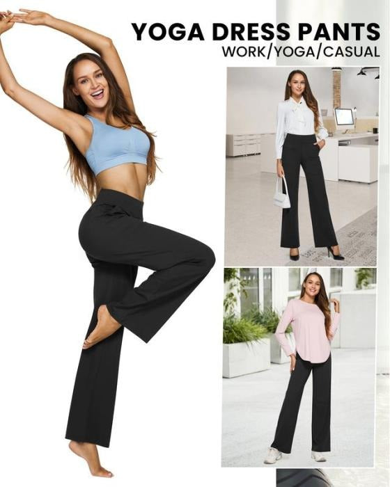 Loose High-Waist Business Casual Pants