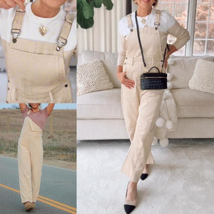 Women’s Wide Leg Corduroy Overalls